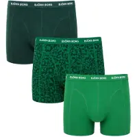 Björn Borg Boxers Lot de 3 Vert