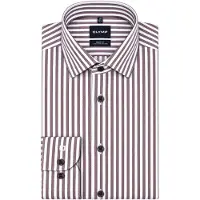 Level 5 by Olymp Level 5 Chemise Rayures Bordeaux Rouge taille 44