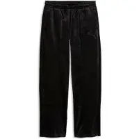 Puma Filles, Bas de sport, ESS ELEVATED Velour Straight Leg Pants G (140), Noir