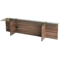 Skye Decor , Escape- Escape CTN, couleur noyer, armoires TV, 40x158x35 cm, 100% verre trempé