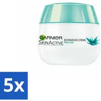 Garnier - SkinActive - Crème de jour botanique - Aloe Vera - Tous types de peaux - 50 ml - Pack avantage - 5 pièces