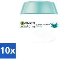 Garnier - SkinActive - Crème de jour botanique - Aloe Vera - Tous types de peaux - 50 ml - Pack avantage - 10 pièces