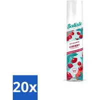 Batiste - Cherry - Shampooing sec - Parfum fleur de cerisier - Rafraîchit et donne du volume - 200 ml - Pack avantage - 20 pièces