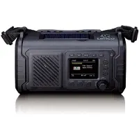 Lenco Radio portable DAB+/FM avec Bluetooth et batterie de 20 000 mAh, couleur noire
