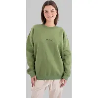 Hurley Script Only Sweatshirt Vert S Femme