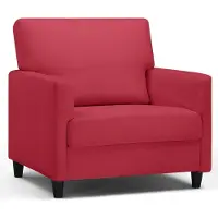 Selius Fauteuil - Fauteuil de relaxation - Fauteuil confortable - Housse en lin doux - Rembourrage en mousse épaisse - Design ergonomique