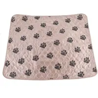 Fdit Tapis imperméable et réutilisable pour chien, dimensions 80 x 90 cm, couleur marron