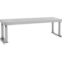 Selius Table de travail – Table d'atelier – Table de montage – Construction en acier inoxydable – Extra grande (120x30x85 cm) – Facile à nettoyer
