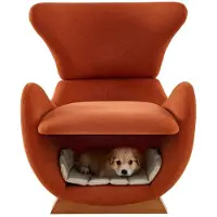 Selius Fauteuil pour animaux de compagnie - Fauteuil relax - Fauteuil pour chats - Fauteuil pour chiens - Tissu résistant aux griffes de chats - Espace de repos intégré pour animaux de compagnie