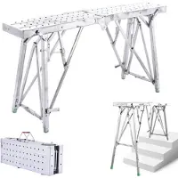 Selius Table de travail portable en acier, réglable en hauteur, avec une capacité de charge de 150 kg, idéale pour les travaux de bricolage