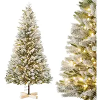 Selius Arbre de Noël - Arbre de Noël artificiel - Arbre de Noël synthétique - Arbre de décoration - Arbre d'hiver - Hauteur : 225 cm
