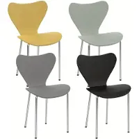 Selius Ensemble de chaises de salle à manger - Chaises - Ensemble de chaises - Chaises de réunion - Chaises empilables - Confort ergonomique