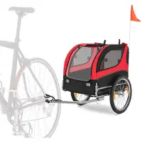 Selius Remorque pour chiens - Remorque pour vélo pour chiens - Chariot pour chiens - Chariot pour vélo pour chiens - Attelage pour chiens