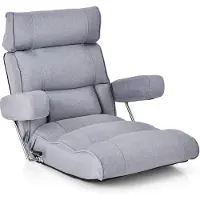 Selius Zitzak - Fauteuil de sol - Pouf - Fauteuil relax - Fauteuil - Dossier réglable - Soutien ergonomique