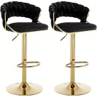 Selius Tabouret de bar - Tabouret - Tabourets - Ensemble de tabourets de bar - Ensemble de tabourets - Réglable