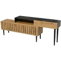 Selius Meuble TV - Meuble de rangement pour télévision - Meuble multimédia - Meuble TV - Largeur : 120 cm - Finition en bois