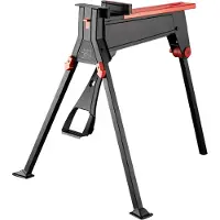 Selius établi avec système de serrage jusqu'à 200 kg, table de travail mobile 98 x 88 x 87 cm, établi pliable avec une plage de serrage de 0 à 95,5 cm