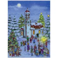 OCreon Calendrier de l'Avent "Chapelle de Noël" - Calendrier de l'Avent en papier