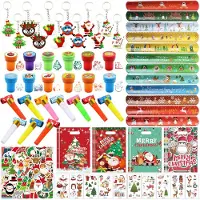 OCreon Petits cadeaux de Noël - 120 pièces, idéal pour les cadeaux de Noël, le remplissage de calendriers de l'Avent pour enfants, ou comme petit cadeau de Noël
