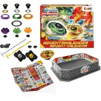 OCreon Calendrier de l'Avent pour garçons - Arène de combat - Calendrier de l'Avent avec jouets et arène - Jeu de combat - Arène