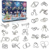 OCreon Calendrier de l'Avent en puzzle 2025. Jeux de puzzle pour enfants et adultes. Calendrier de Noël pour garçons et filles