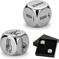 OCreon Calendrier érotique en forme de cubes - Coffret de 2 - Idée cadeau pour hommes et femmes - Pour partenaires - Pour épouses - Remplissage de calendrier de l'Avent