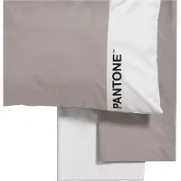 OCreon Ensemble de literie Pantone, adapté aux lits français, en coton, dimensions : 180 x 280 cm, drap-housse 130 x 200 cm