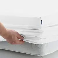OCreon "Soft Wonder" : drap-housse | extra confortable, anti-froissement, hypoallergénique | ÖKO-TEX STANDARD | Blanc immaculé | Tailles : 90x200 et 100x200