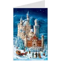 OCreon Calendrier de l'Avent Neuschwanstein : Calendrier de l'Avent en papier