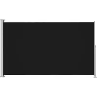 Selius Auvent rétractable, polyester noir, 220 x 300 cm