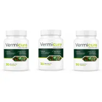 90100ct 3X Vermicure, 30 capsules – Détoxification du système digestif