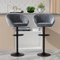 Selius Fauteuil relax - Fauteuil - Chaise - Fauteuil de relaxation - Tabouret - Hauteur d'assise réglable : 60-82 cm