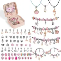 OCreon Cadeaux pour filles, bracelets à faire soi-même, kit de loisirs créatifs pour enfants à partir de 6 ans, calendrier de l'Avent, remplissage, cadeaux de Noël pour enfants