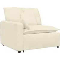 Selius Canapé modulaire - Fauteuil sac (Zitzak) - Fauteuil relax - Canapé d'angle - Canapé 2 places - Tissu en velours côtelé - Structure métallique robuste