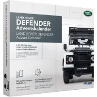 OCreon Calendrier de l'Avent Land Rover Defender - Modèle standard - Gris