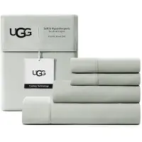 OCreon Ensemble de literie Alahna Full XL, comprenant couette et taies d'oreiller (4 pièces), pour un sommeil luxueux, lavable en machine, avec des coins renforcés et résistant aux plis