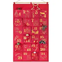 OCreon Calendrier de l'Avent à décorations scintillantes, à remplir soi-même
