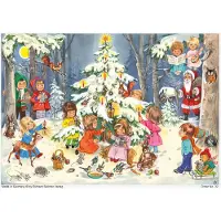 OCreon Calendrier de l'Avent "jeu et amusement au pied du sapin" - Calendrier de l'Avent en papier