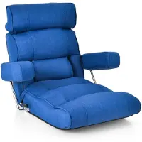 Selius Fauteuil de sol - Pouf - Fauteuil de méditation - Fauteuil de jeu - Fauteuil relax - Dossier réglable 90-180°