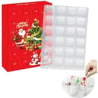 OCreon Calendrier de l'Avent à remplir - Boîtes vides pour calendrier de l'Avent à faire soi-même - Remplissez vous-même vos boîtes de calendrier de l'Avent - Calendrier de l'Avent de 24 jours pour Noël