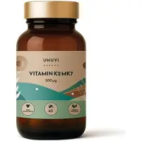 UNUVI Vitamine K2 MK-7, 200 mcg, 60 capsules végétales. Pour la santé du cœur et des os.