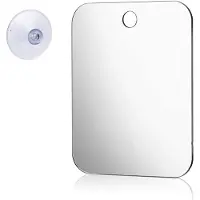 OCreon Miroir de douche avec ventouse - 13 x 17 cm