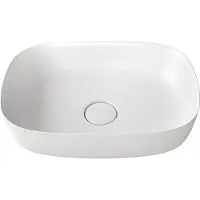 Kolpa Lavabo ALEXIS, modèle LUX 500 ON, en matériau KERROCK, finition brillante, dimensions 108 cm