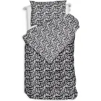 EL-TEX Ensemble de lit 140x200 Coton Mozaïque Gris