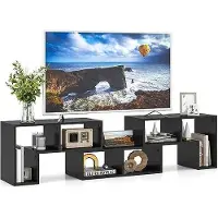FANTASK , table basse en bois, 3 pièces, combinaison libre, meuble TV pour téléviseurs