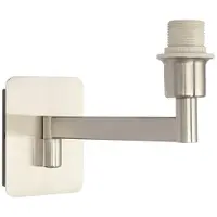 VoltShine Applique murale , orientable, avec bras réglables, douille E27, finition nickel