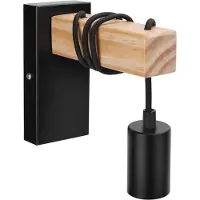 Glowster Applique murale avec douille suspendue (sans source lumineuse), type E27