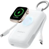 RORRY Batterie externe CharmGo Pro, 10000 mAh, charge rapide 45W, pour téléphones portables