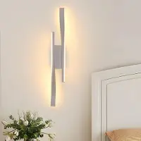 COMELY Applique murale LED intérieure, 16W, 1800 lumens, design moderne, lumière blanche chaude 3000K