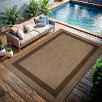 HGTRH Tapis d'extérieur pour terrasse, imperméable, antidérapant, 120 x 180 cm